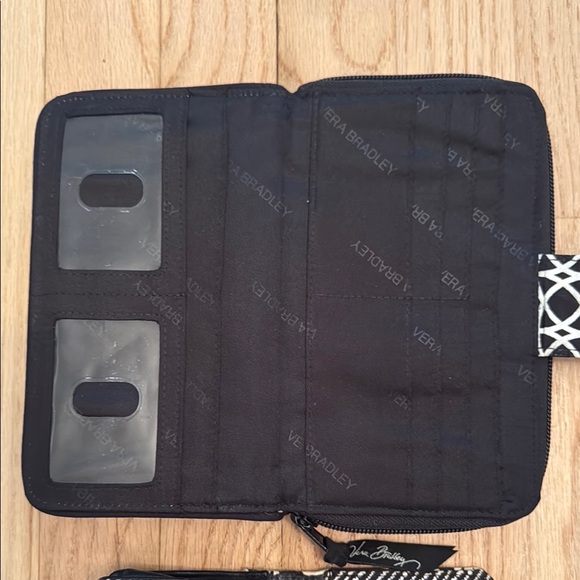 Vera Bradley Geometric Black and White Wallet Set - Picture 6 of 10